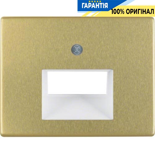 Накладка для розетки UAE/E-DAT, золото, ARSYS, Berker 14100002
