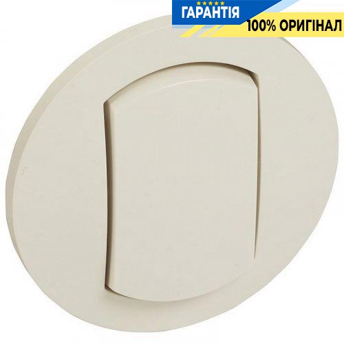 Накладка вимикача 1-кл. IP44 Legrand Celiane 67821 слонова кістка