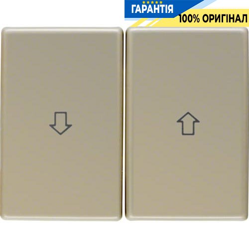 Клавиша 2-а со знаком "Стрелка", бронза, ARSYS, Berker 14340101
