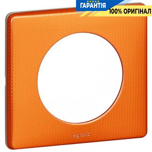 Рамка 1-я Legrand Celiane 68761, «Оранж пунктум»