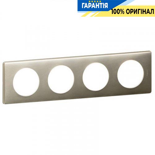Рамка Legrand Celiane 4 поста титан 68904