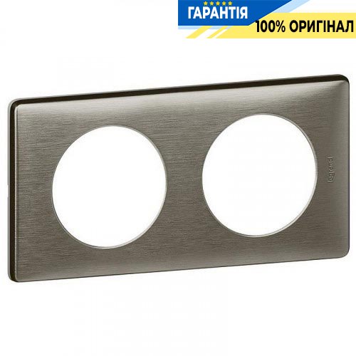 Рамка 2-я Legrand Celiane 68972, «Вольфрам»