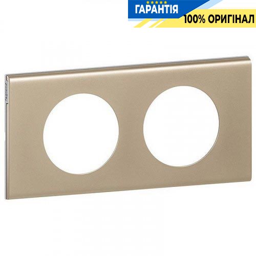 Рамка Legrand Celiane 69112 2 поста никель велюр