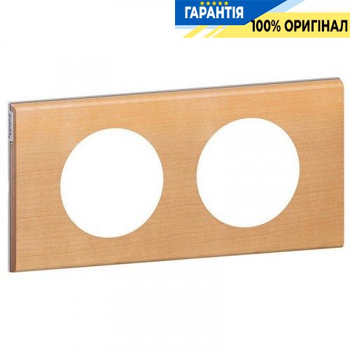 Рамка Legrand Celiane 69212, 2 пости клен