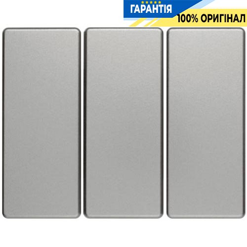 Клавіша 3-а, сталевий лак, Berker ARSYS 14659004