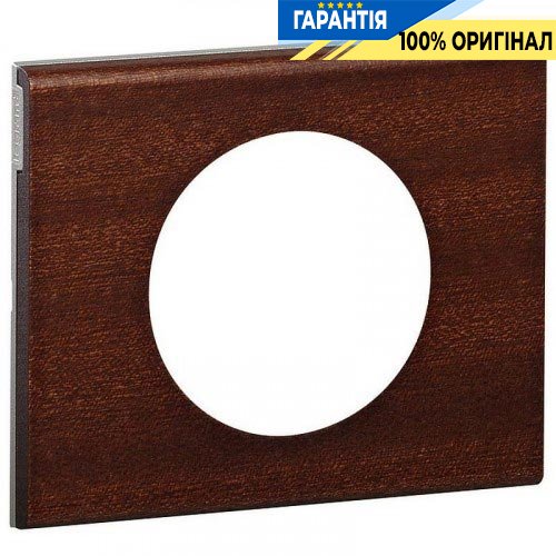 Рамка Legrand Celiane 69221 1 пост орех