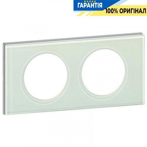 Рамка Legrand Celiane 69312 2 поста смальта белая глина