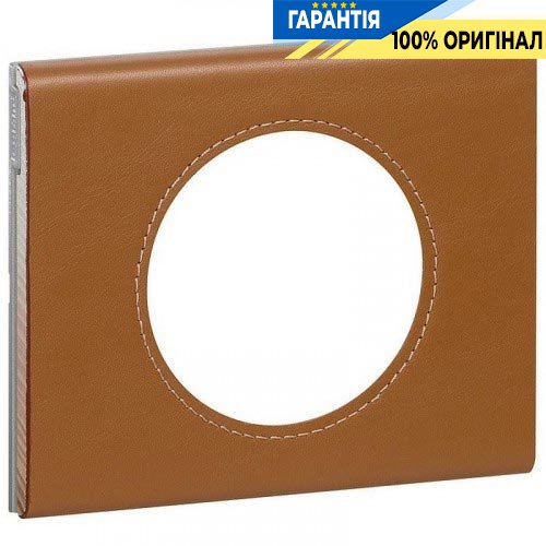 Рамка 1-я Legrand Celiane 69421, «Кожа Карамель»