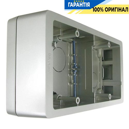 Коробка Legrand Celiane 80245 2 пости для накладного монтажу титан