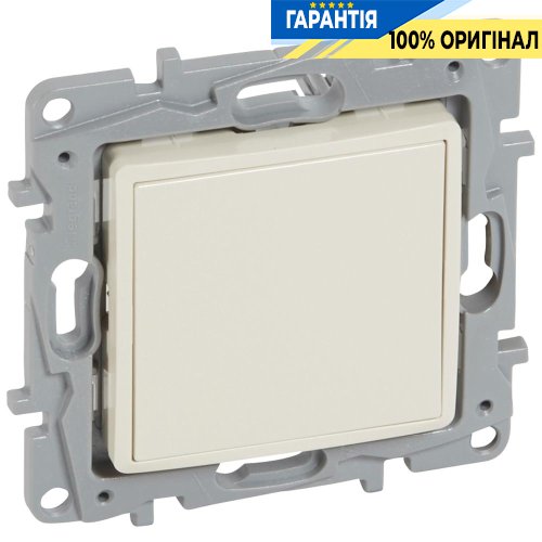 Адаптер для установки механізму Mosaic Legrand Etika 665295, слонова кістка