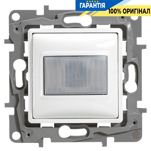 Датчик руху 400 Ватт, Legrand Etika 672217, «білий»