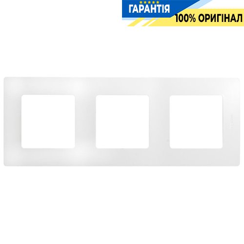 Рамка 3-а Legrand Etika 672503, «білий»
