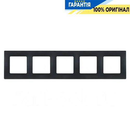 Рамка 5-постовая Legrand Etika 672585, «антрацит»