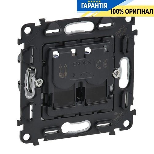 Механізм PC-2 UTP комп'ютерної розетки 5Cat. RJ45, Legrand in'Matic 753041