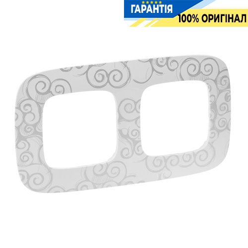 Рамка 2-ая, Legrand Valena Allure 754342, нарцисс хром