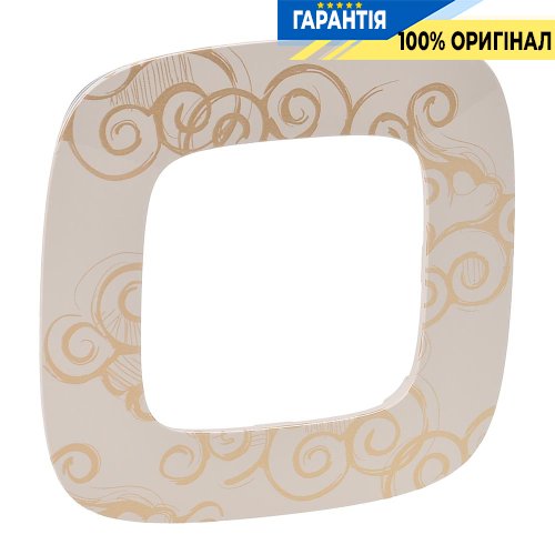 Рамка 1-ая, Legrand Valena Allure 754351, нарцисс золото