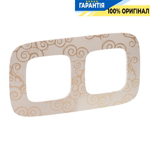 Рамка 2-ая, Legrand Valena Allure 754352, нарцисс золото