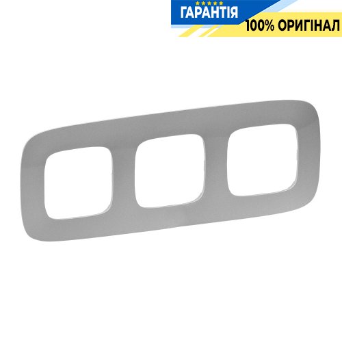 Рамка 3-а, Legrand Valena Allure 754393, алюминий