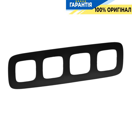 Рамка 4-ая, Legrand Valena Allure 754404, матовый черный