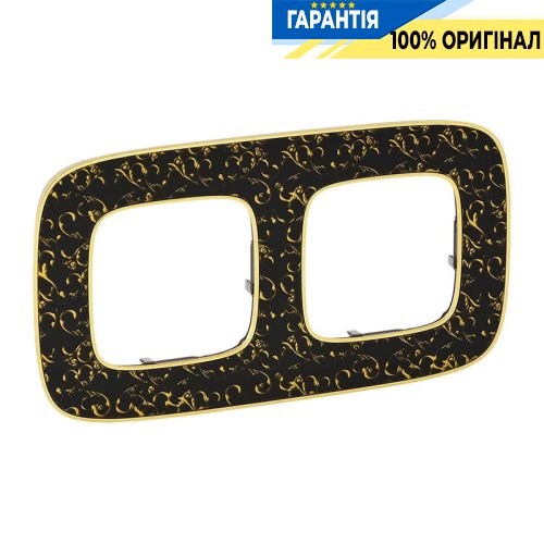 Рамка 2-ая, Legrand Valena Allure 754432, барокко нуар