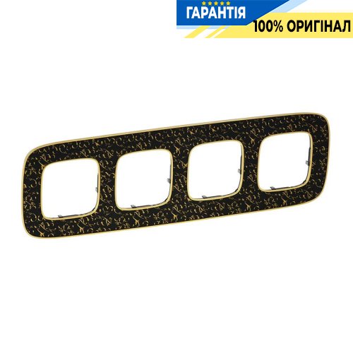 Рамка 4-ая, Legrand Valena Allure 754434, барокко нуар