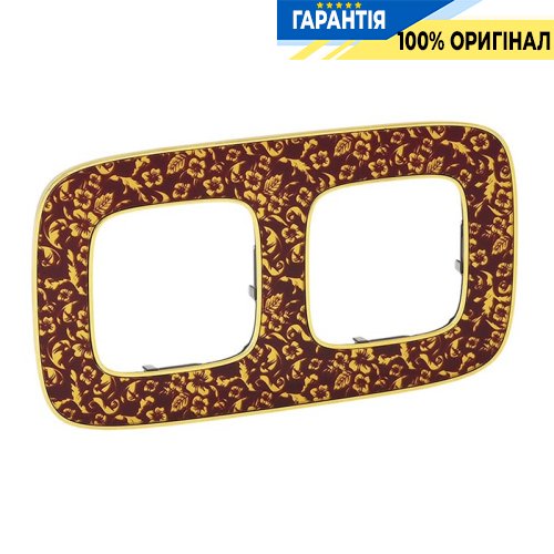 Рамка 2-ая, Legrand Valena Allure 754442, барокко пурпур
