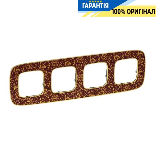 Рамка 4-ая, Legrand Valena Allure 754444, барокко пурпур