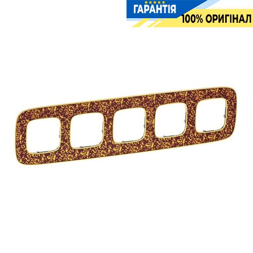 Рамка 5-ая, Legrand Valena Allure 754445, барокко пурпур