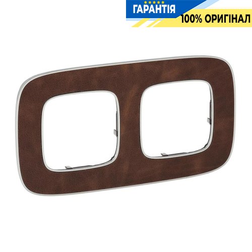 Рамка 2-ая, Legrand Valena Allure 754452, кожа