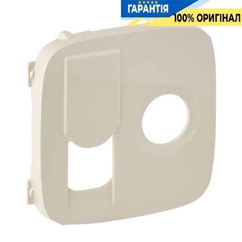 Лицьова панель розетки TV-RJ45, Legrand Valena Allure 754836, слонова кістка