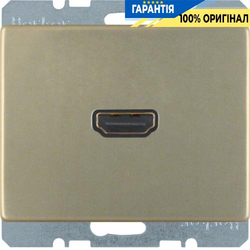 HDMI-розетка, бронза, «Arsys» Berker 3315429011