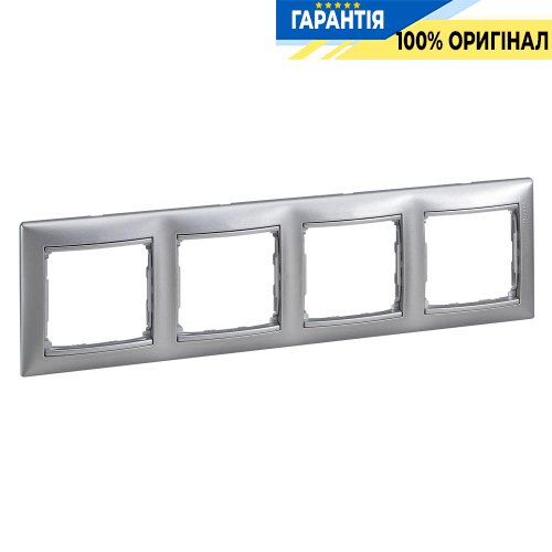 Рамка установча 4-а Legrand Valena 770154, алюміній