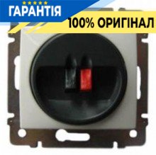 Розетка одиночная для акустических систем Legrand Valena 770223, алюминий