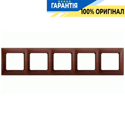 Рамка установочная 5-я Legrand Valena 770315, «тонированное дерево»