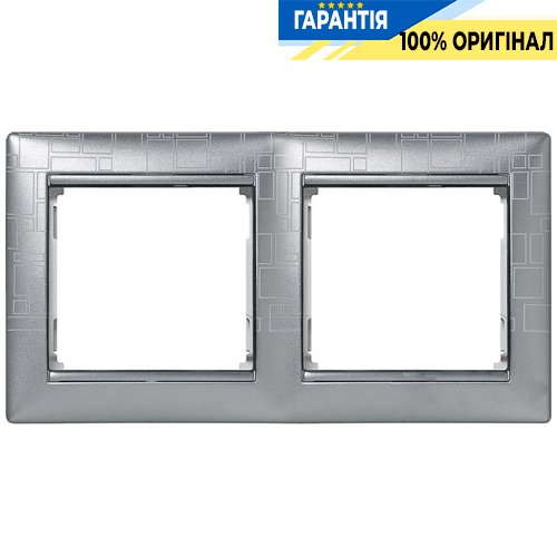 Рамка установочная 2-я Legrand Valena 770342, «алюминий модерн»