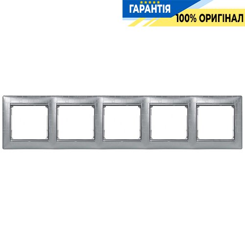 Рамка установочная 5-я Legrand Valena 770345, «алюминий модерн»
