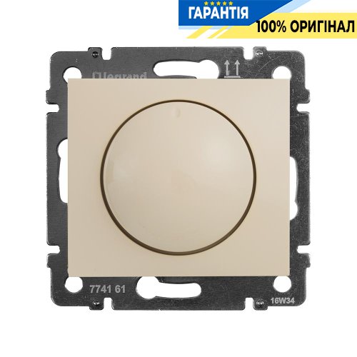 Димер (світлорегулятор) поворотний 40-400W 774161 Legrand Valena, Слонова кістка