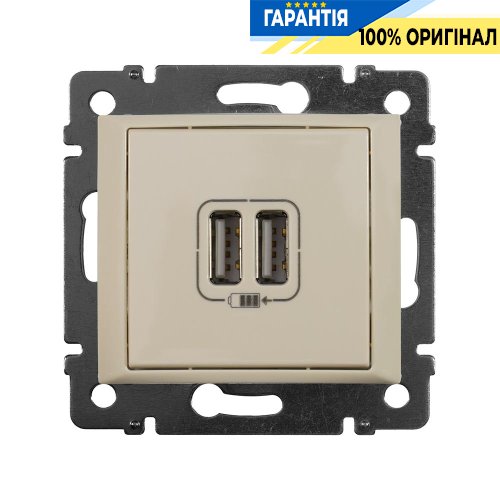 Розетка USB (2 выхода) Valena Legrand 774170, слоновая кость