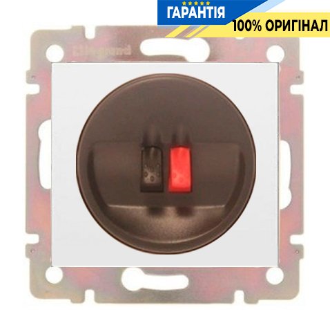 Розетка одиночна для акустичних систем Legrand Valena 774223, Білий