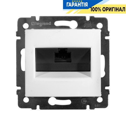 Компьютерная розетка 1хRJ45 5кат UTP 774238 Legrand Valena, белый