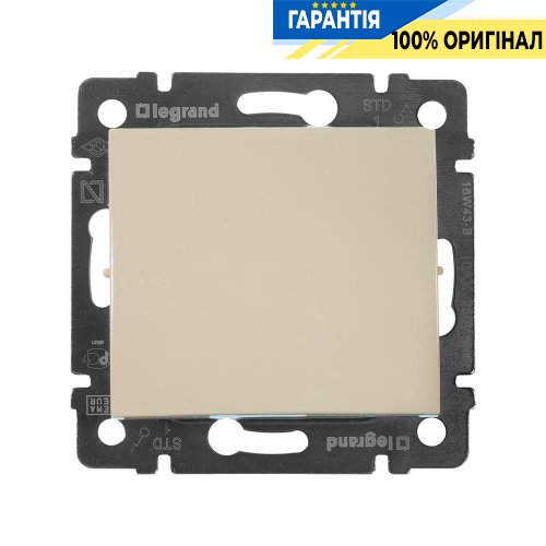 Выключатель 1-клавишный Legrand Valena 774301, слоновая кость