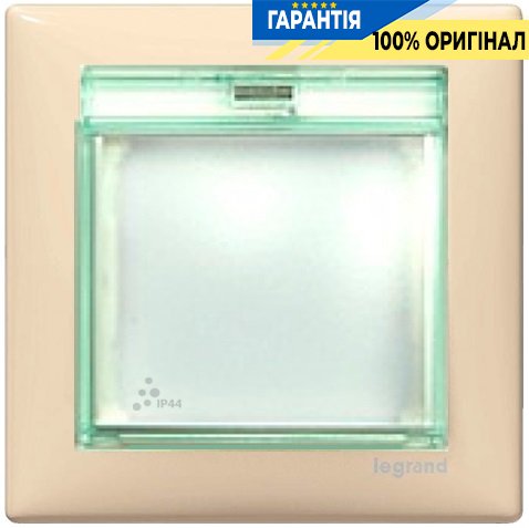 Рамка установча 1-а влагозащищенная IP44 Legrand Valena 774350, Cлонова кістка