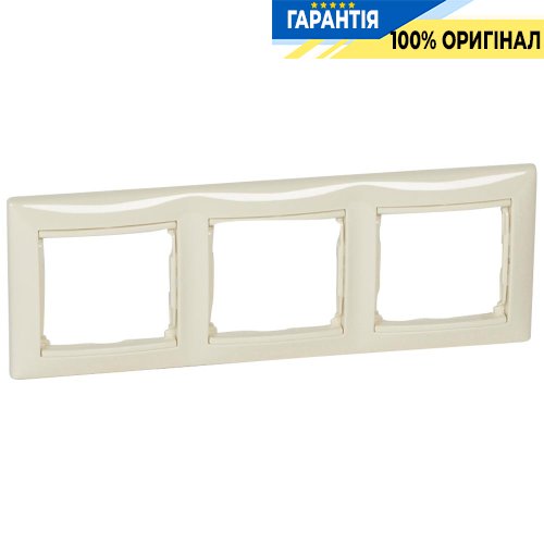 Рамка установочная 3-я Legrand Valena 774353, слоновая кость