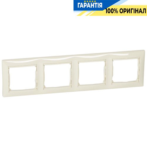 Рамка установочная 4-я Legrand Valena 774354, слоновая кость