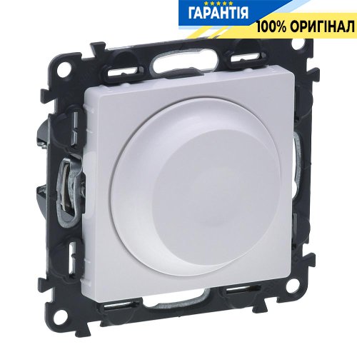 Светорегулятор поворотный, Legrand Valena Life 752460, белый