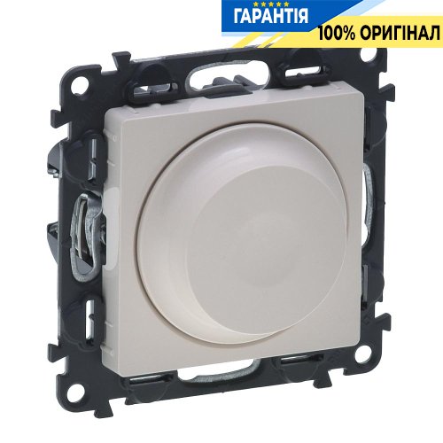 Світлорегулятор поворотний, Legrand Valena Life 752560, слонова кістка