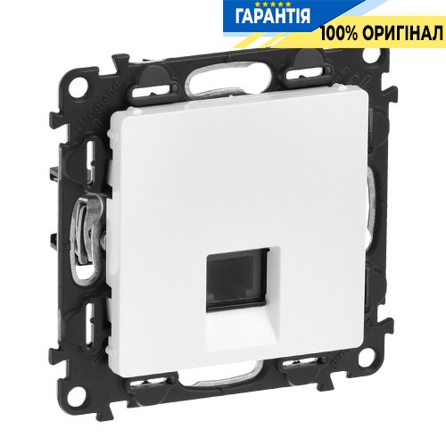 Розетка TF-1 телефонная RJ11, Legrand Valena Life 753438, белый