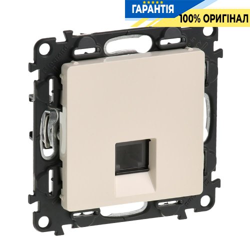 Розетка TF-1 телефонна RJ11, Legrand Valena Life 753538, слонова кістка