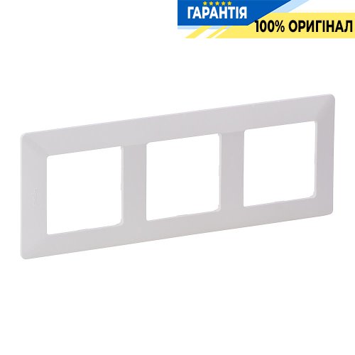 Рамка 3-а, Legrand Valena Life 754003, білий