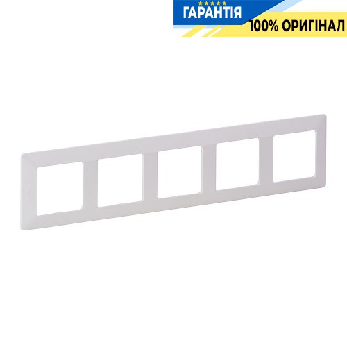 Рамка 5-а, Legrand Valena Life 754005, білий